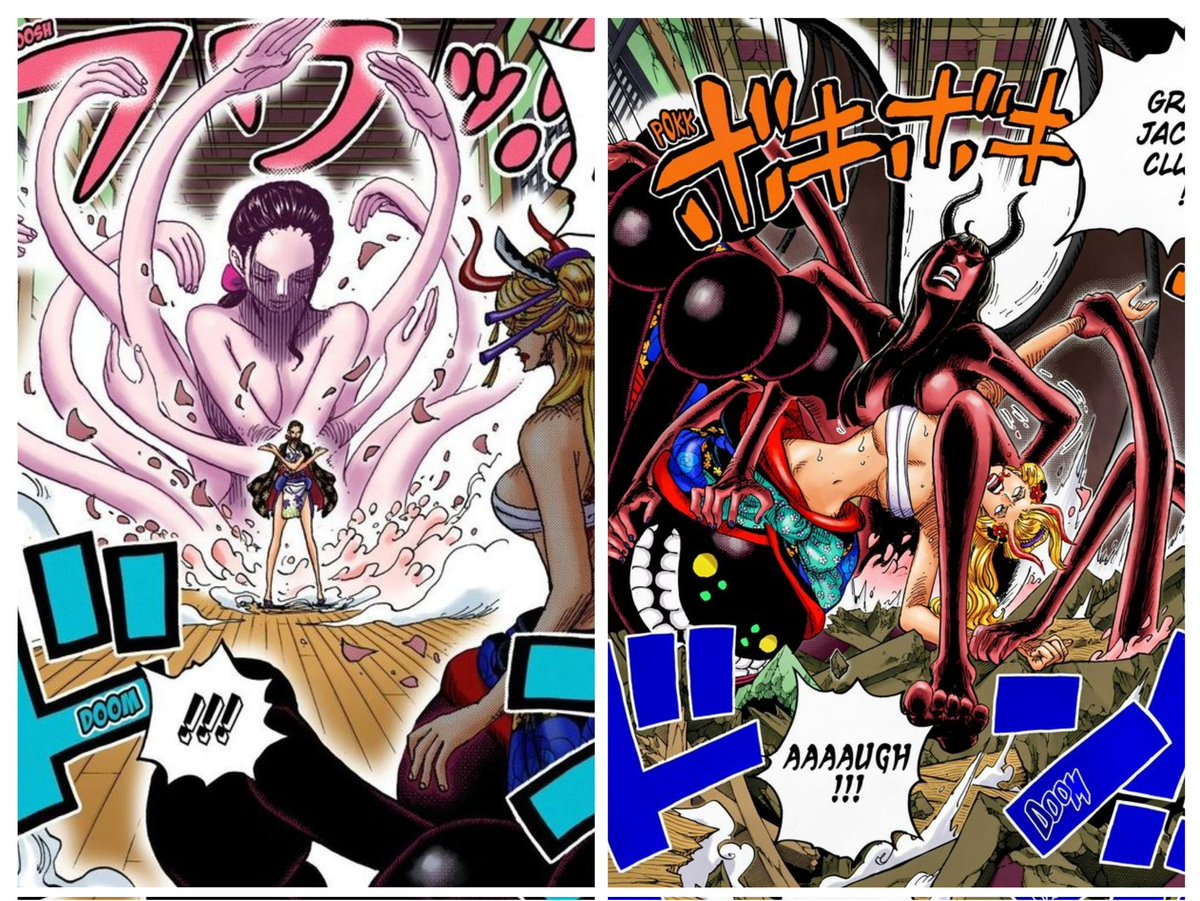 RobinFlours's tweet image. Robin’s Devil Fruit has to be one of the most fascinating in all of One Piece.