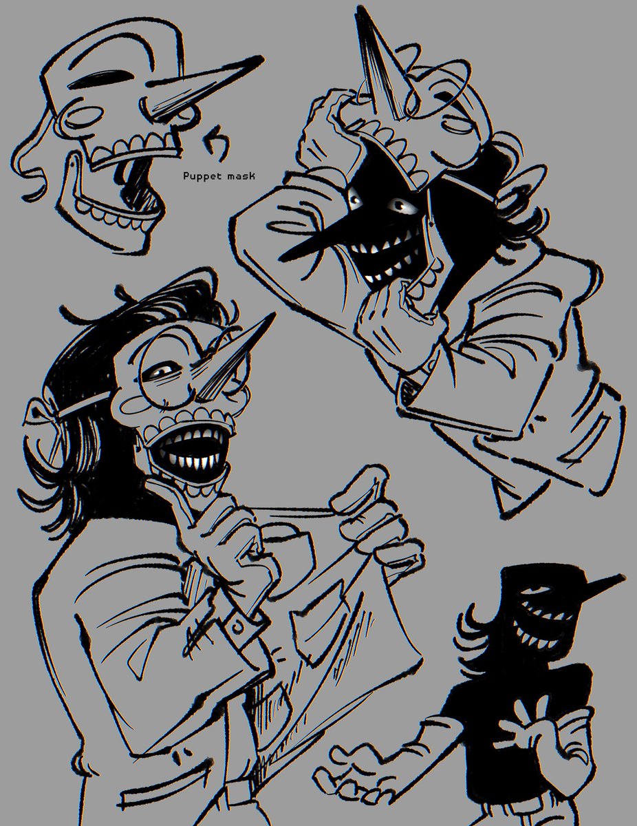 scarily_lacking's tweet image. Never really understood how Spamton physically went from Addison to puppet, but I saw a bunch of super cool interpretations and tried my own hand at figuring out how I see him.
Love over-designing characters to the point they look unrecognisable.
#deltarune #spamton