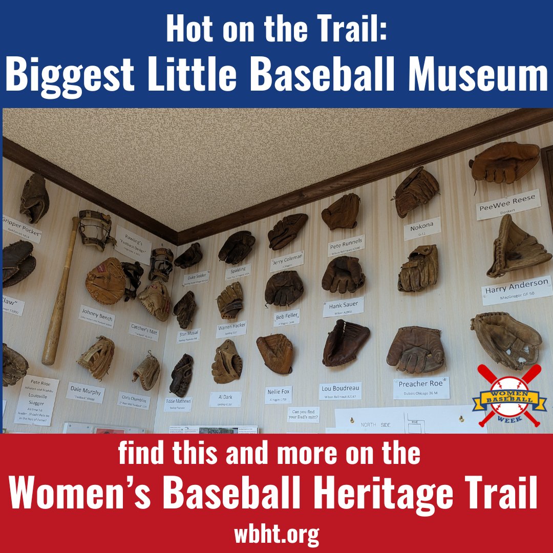 WBaseballTrail's tweet image. One of our newest Heritage Trail spots is the Biggest Little Baseball Museum in the Three Oaks Township Public Library in Three Oaks, MI. This one room packs a punch with the artifacts seen here with more on the House of David, Eddie Gaedel, and AAGPBL teams. #WBHT #Michigan