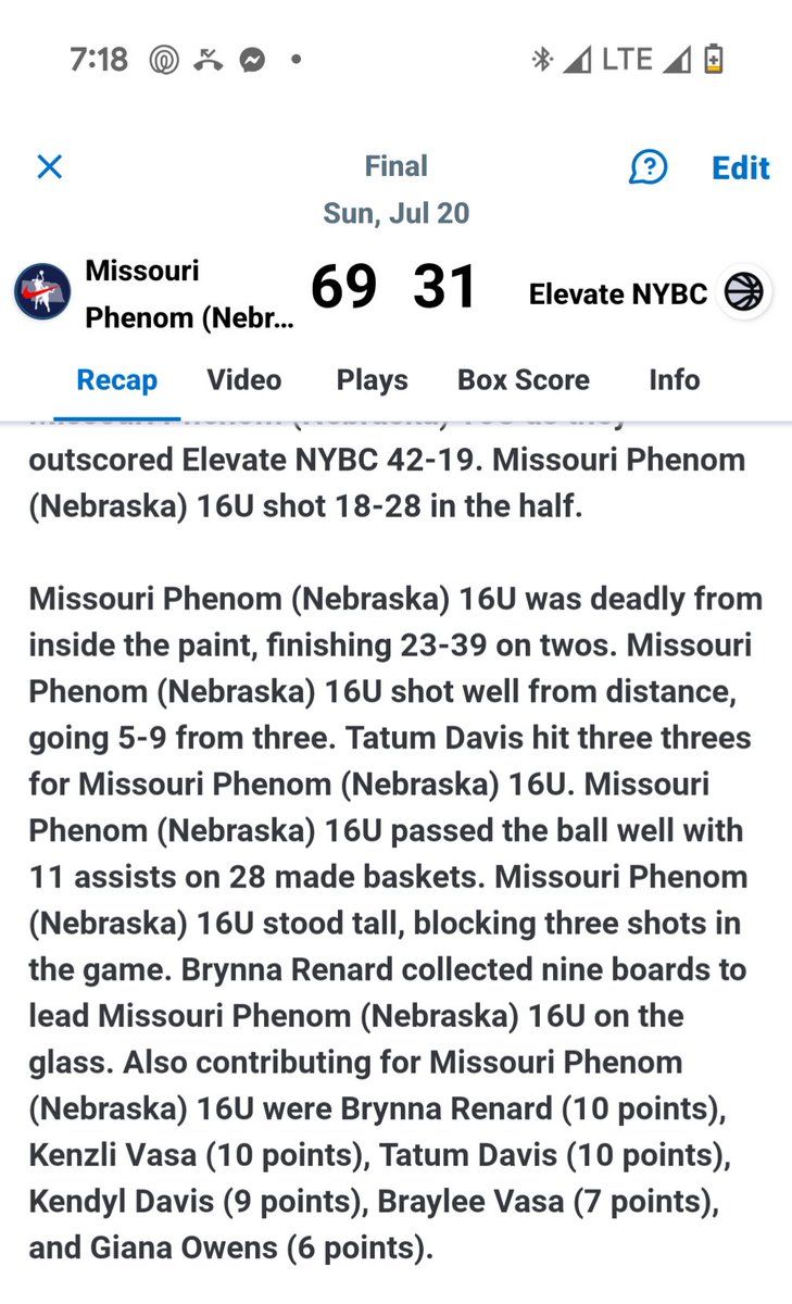 crva51's tweet image. Another big win by Missouri Phenom Nebraska 16u @MissouriPhenom . Balanced attack equal wins!
@BrayleeVasa 2027
@KenzliVasa 2029