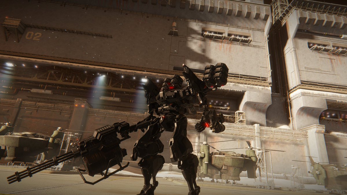 Jessstah's tweet image. Armored core 6 is pretty damn fun, glad i picked it back up