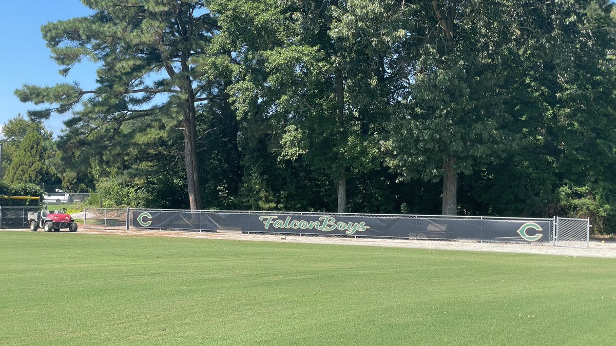 Cox__Baseball's tweet image. New addition to Tilley Field!
Custom windscreen down the right field line!