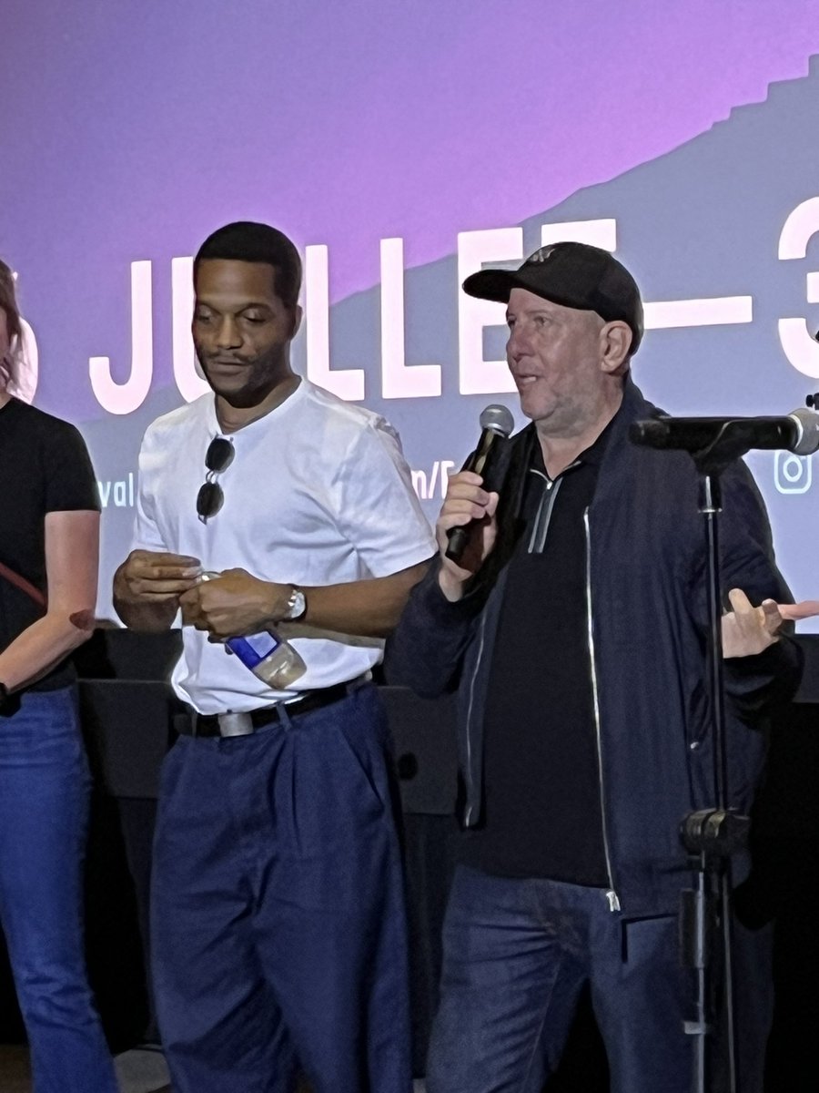 SKonMovies's tweet image. Actor Jermaine Fowler and director Steve Pink at the @FantasiaFest World Premiere of #Terrestrial