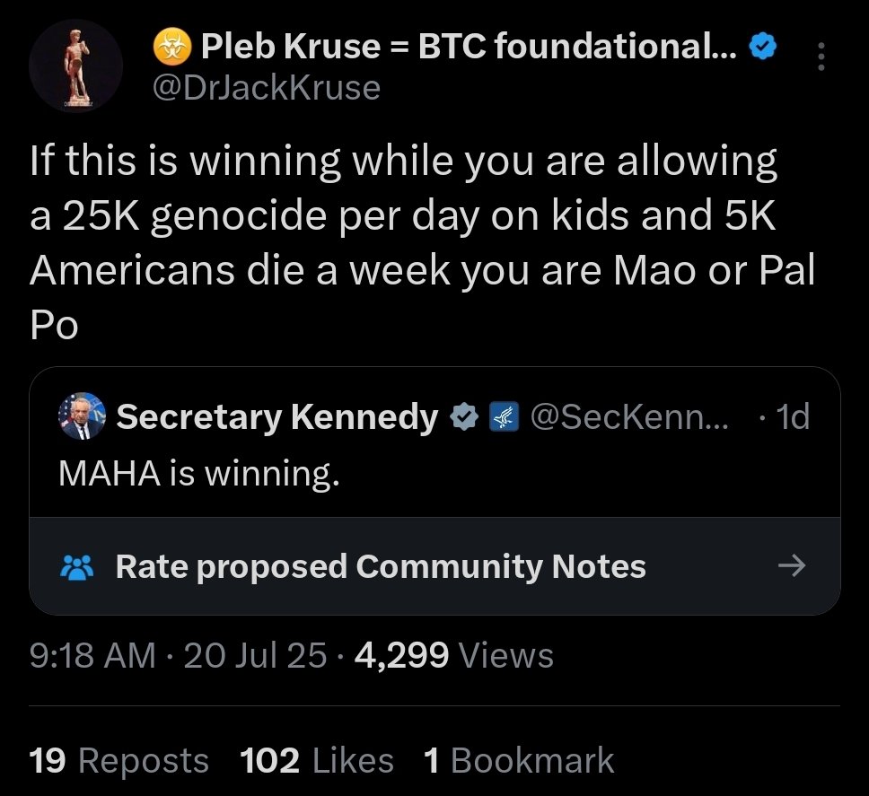 BowTiedUM's tweet image. LMAO, we need to all start collectively dunking on RFK to get some real changes made
We need to fix the LED situation (expensive, but we're printing 5T any way)
5G (4G was good enough and definitely no 6G, lmao)
We need to make DHT esters available
We need to get rid of the…