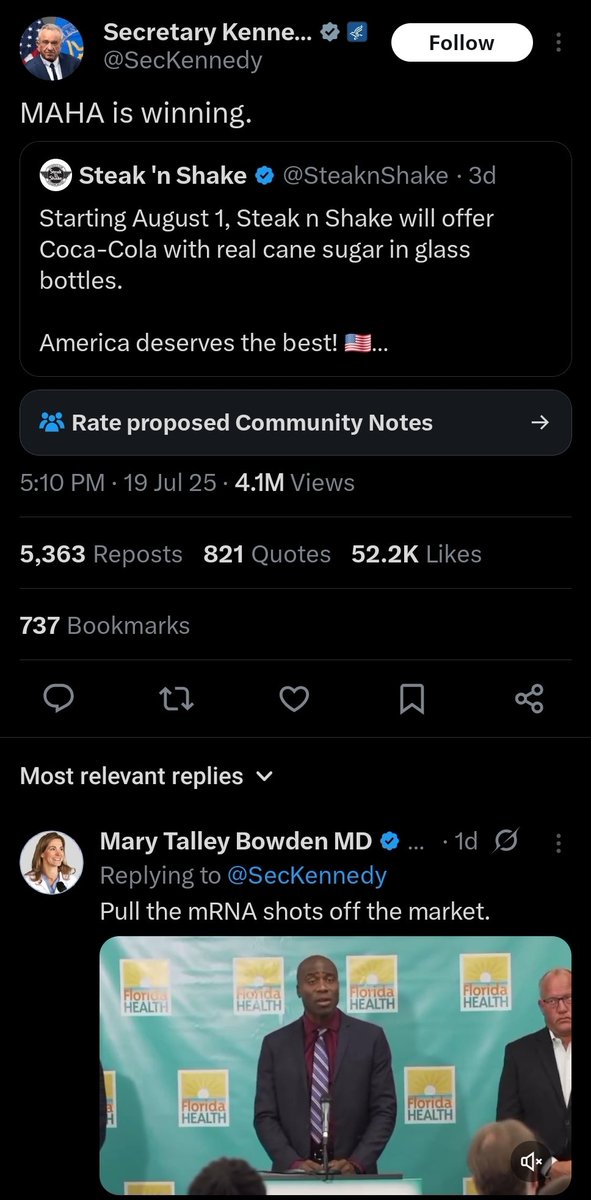 BowTiedUM's tweet image. LMAO, we need to all start collectively dunking on RFK to get some real changes made
We need to fix the LED situation (expensive, but we're printing 5T any way)
5G (4G was good enough and definitely no 6G, lmao)
We need to make DHT esters available
We need to get rid of the…