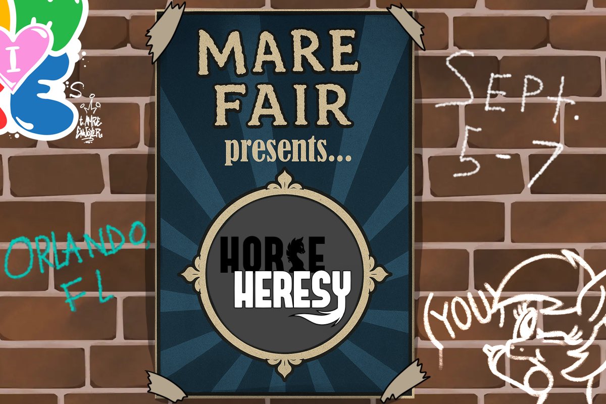 Mare Fair 2025 (@marefaircon) on Twitter photo You better prepare your mares for the sheer power that Horse Heresy is bringing to the stage!
Heavy riffs, shrieking synths and adrenaline pumping rock and metal is what <a href="/HorseHeresyBand/">Horse Heresy</a>’s got in store for you! You better prepare your mares for the sheer power that Horse Heresy is bringing to the stage!
Heavy riffs, shrieking synths and adrenaline pumping rock and metal is what <a href="/HorseHeresyBand/">Horse Heresy</a>’s got in store for you!