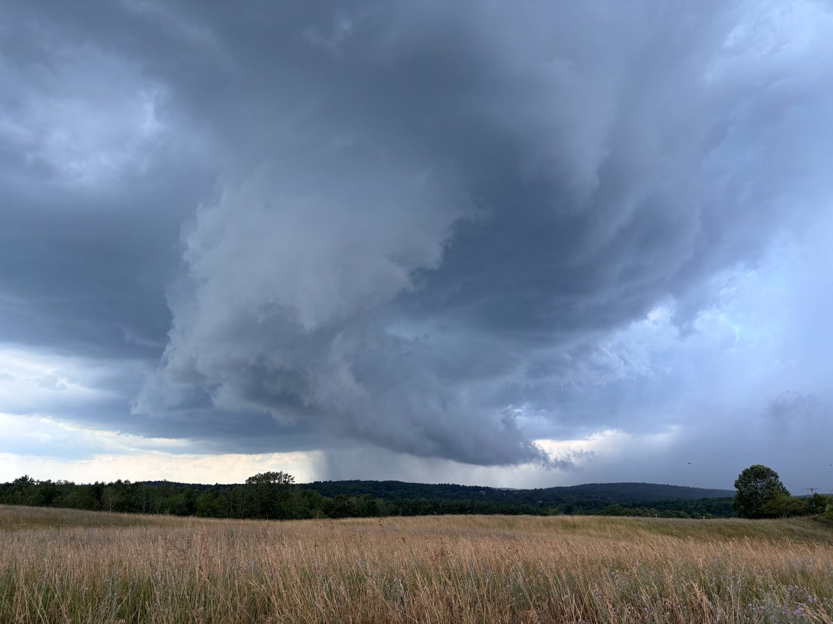 Went on a very quick local chase this afternoon, and snapped this pic in East Nassau, NY at 2:21 PM EDT.