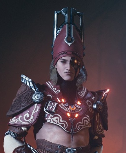Tenno_Tulia's tweet image. Okay so work with me here... Father Lyon Allard (protoframe Harrow) just needs a splash of this face paint and then he'll be perfect! #Warframe #TennoCon