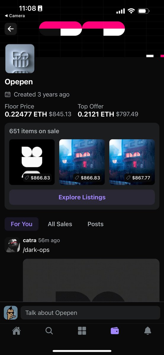 sebaudet26's tweet image. Sneak peak from our upcoming wallet!
You’ll be able to buy and sell NFTs 👀
