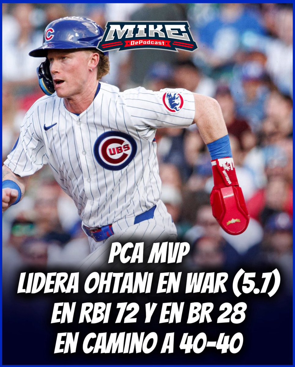 mikedeportes's tweet image. Cachorros tienen el mejor récord de la MLB 👏🏽 #MLB #CUBS