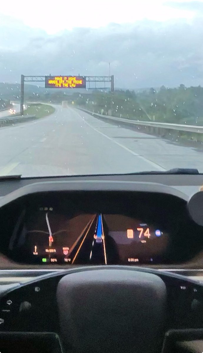 SDembraski's tweet image. When FSD Unsupervised is a reality, this sign will need to be updated.