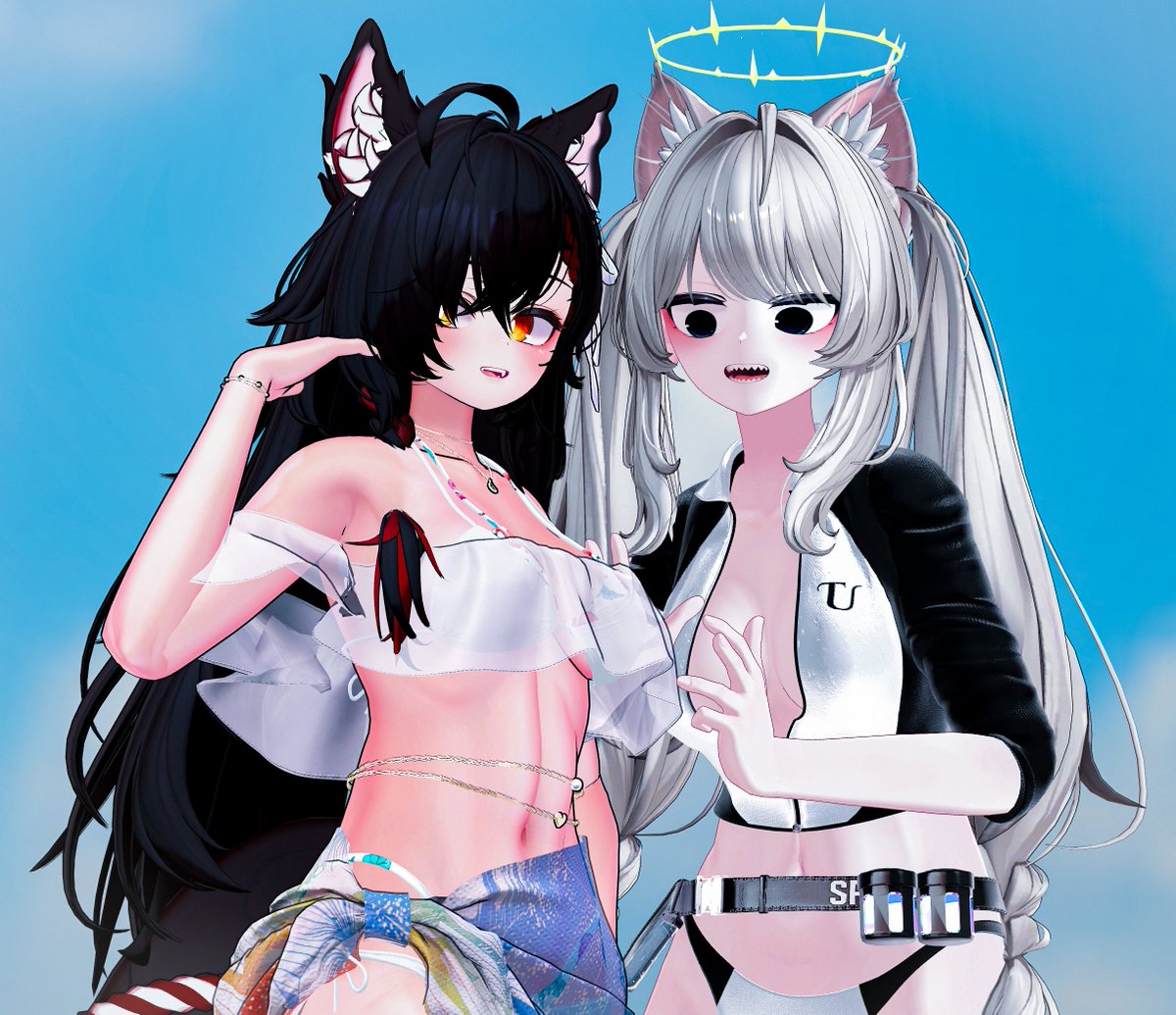 vrcLuu's tweet image. 만질게