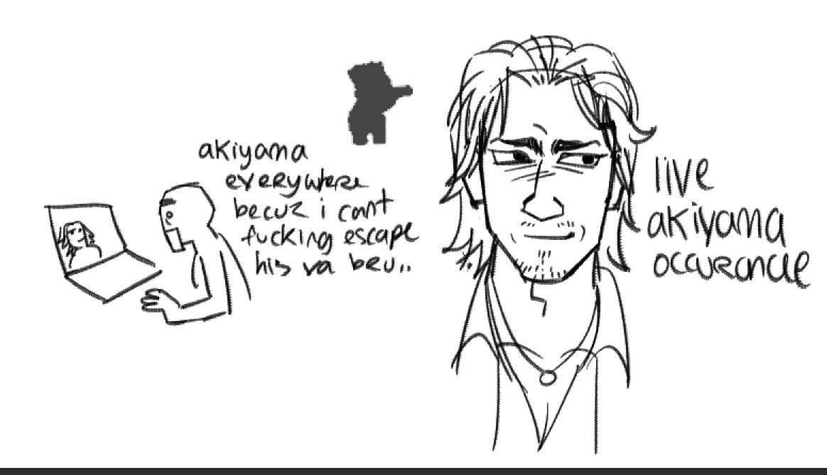 dayaoiman's tweet image. been watching movies while drawinf and akiyamas va has been in both the movies ive watched so far💔