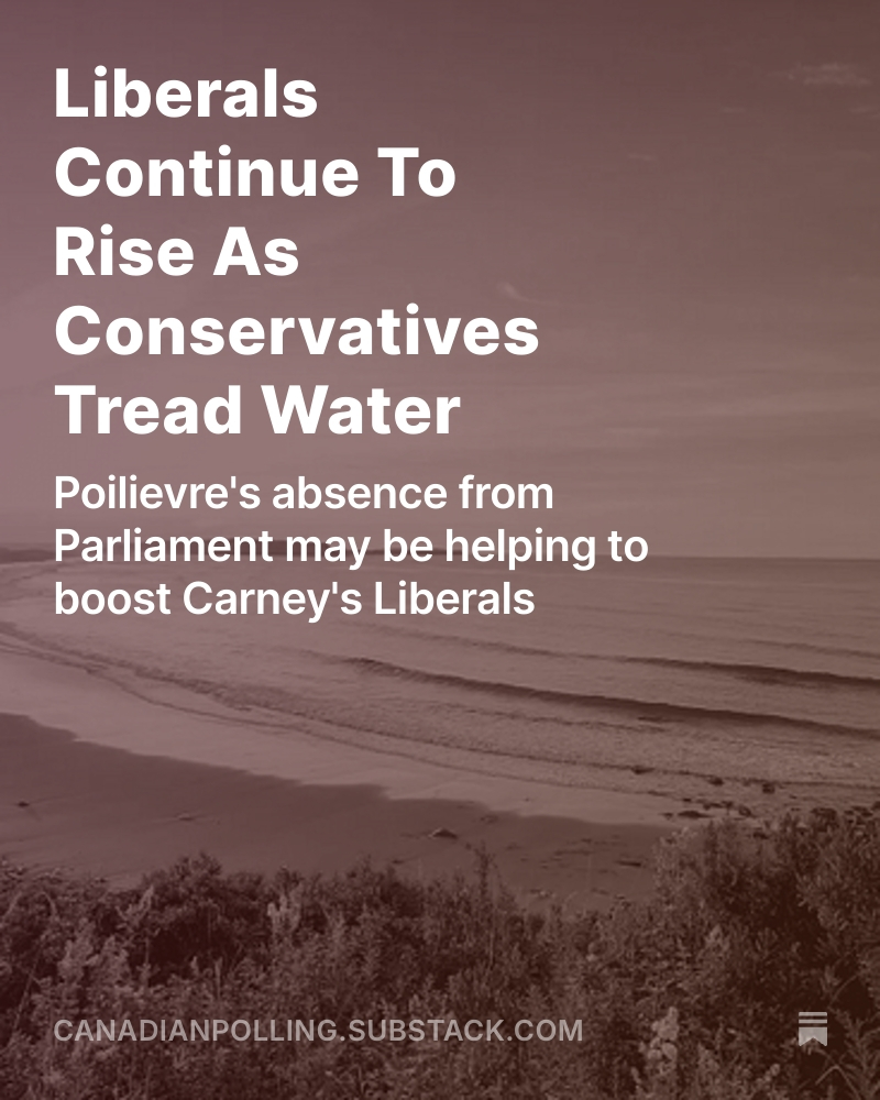 CanadianPolling's tweet image. Polling Canada Federal Model Update:
🔴 LPC: 194 (+25)
🔵 CPC: 126 (-18)
⚜️ BQ: 17 (-5)
🟠 NDP: 4 (-3)
🟢 GPC: 2 (+1)
(Seat Changes With 2025 Federal Election)
- July 20, 2025 -
Full model article here: canadianpolling.substack.com/p/liberals-con…