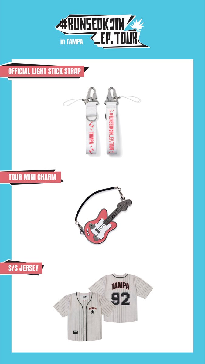 진 (Jin) 'RUNSEOKJIN_EP.TOUR in U.S.' (TAMPA / NEWARK) - Check out