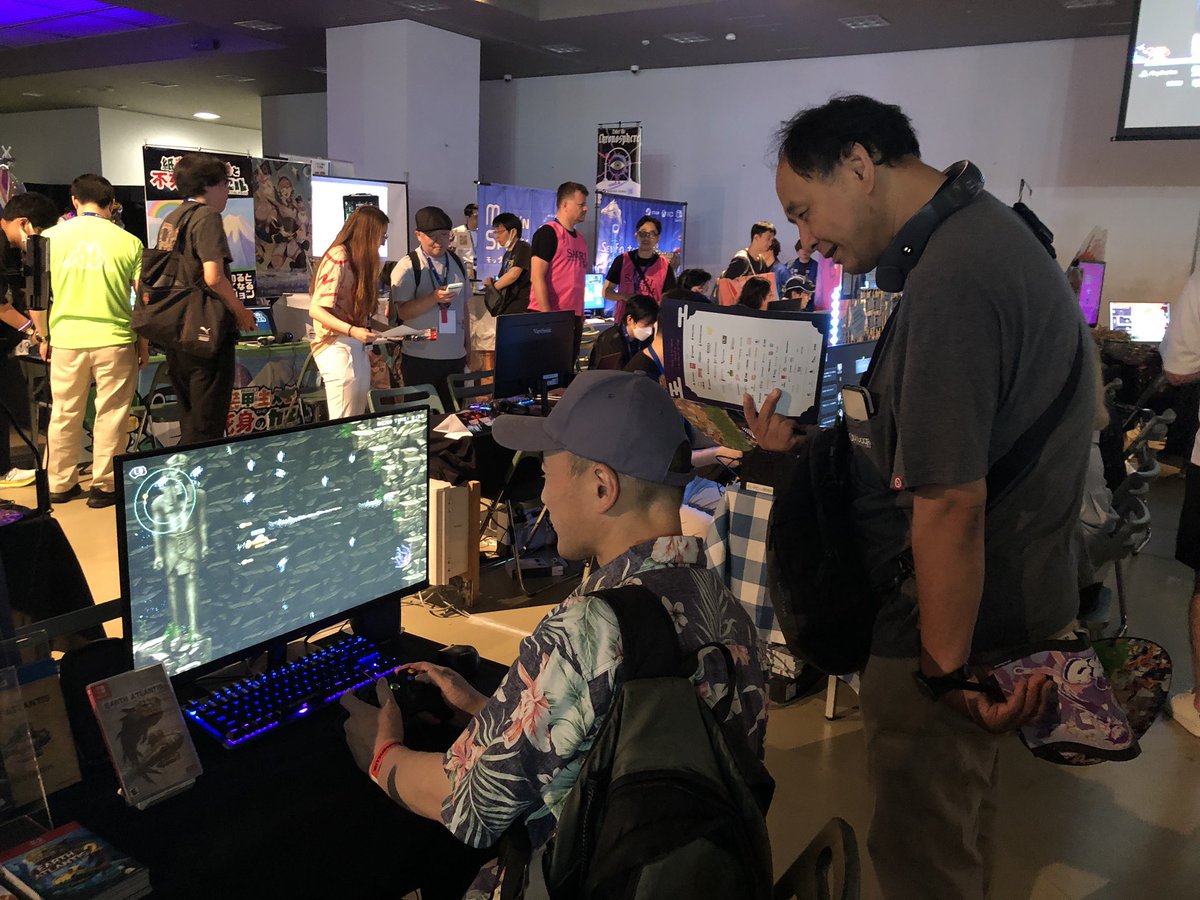 PixelPerfex's tweet image. #BitSummit13th is over. Thank you everyone who came to play Earth Atlantis 2! The feedback was incredible. For non-Japanese fans, the demo will available.
👉 Wishlist Now !!!store.steampowered.com/app/3686000/Ea…
The demo is coming.
#Shmups #STG #PixelArt #shmup #ドット絵 #EarthAtlantis2