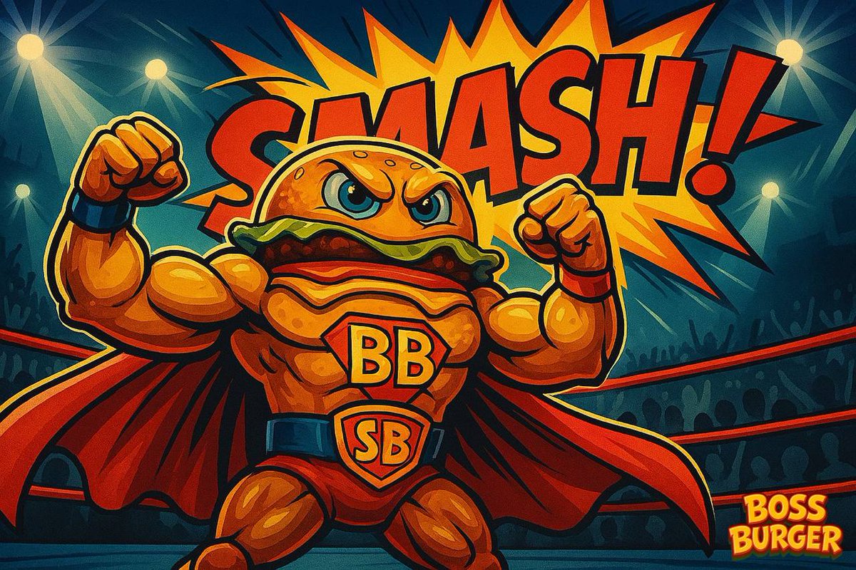 We don't just smash burgers, we smash the competition. Get ready world, you ain't seen nothing yet...