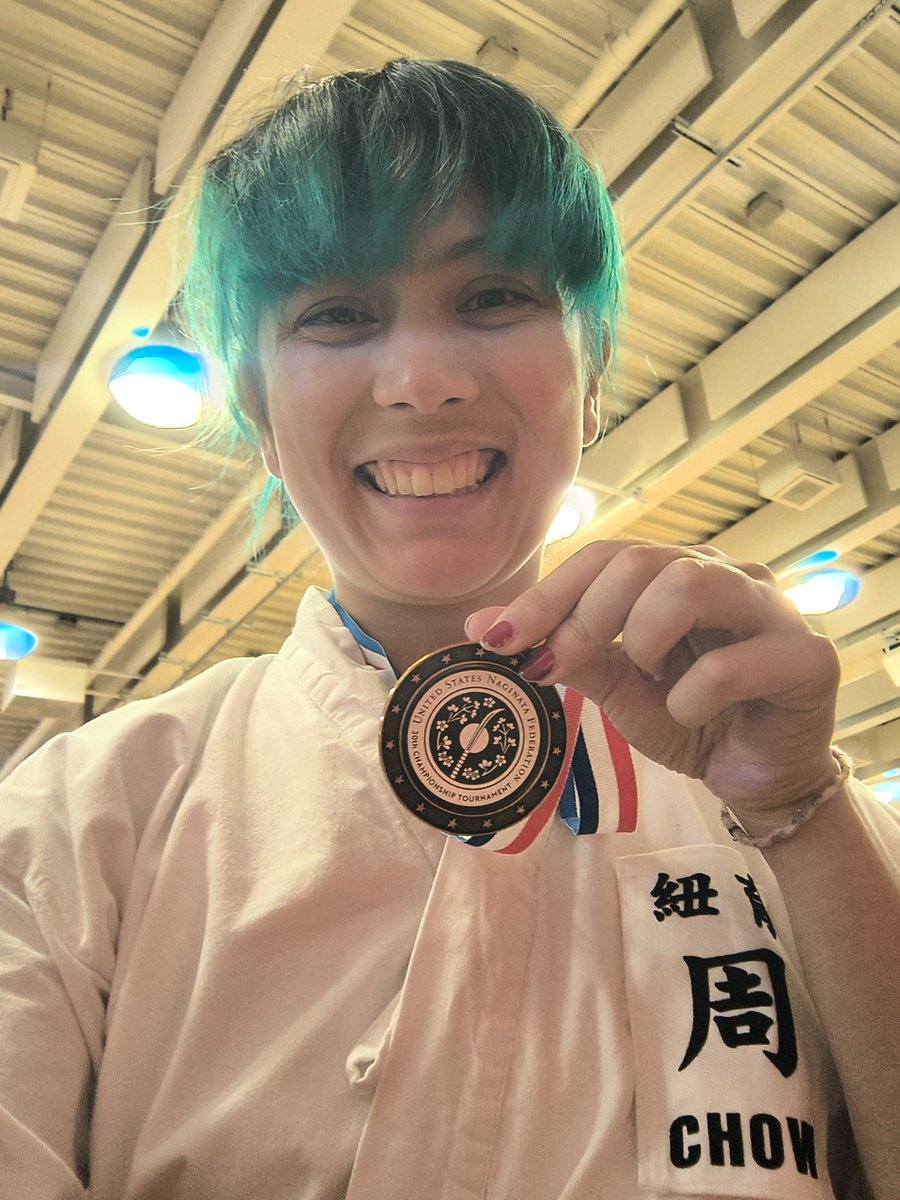 karomancer's tweet image. After a full weekend of nearly non-stop competition, seminars, and a practical and written exam, I am excited to announce that I placed 3rd in my division for kata and successfully got promoted to blackbelt with the best cohort I could possibly ask for!
Now to pass out!