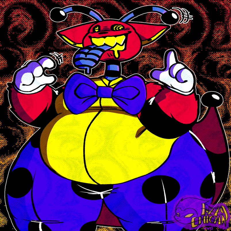 FuzzzyEnigma's tweet image. A WONKY MESS
#artfight2025 Attack for @gatoradeca86322