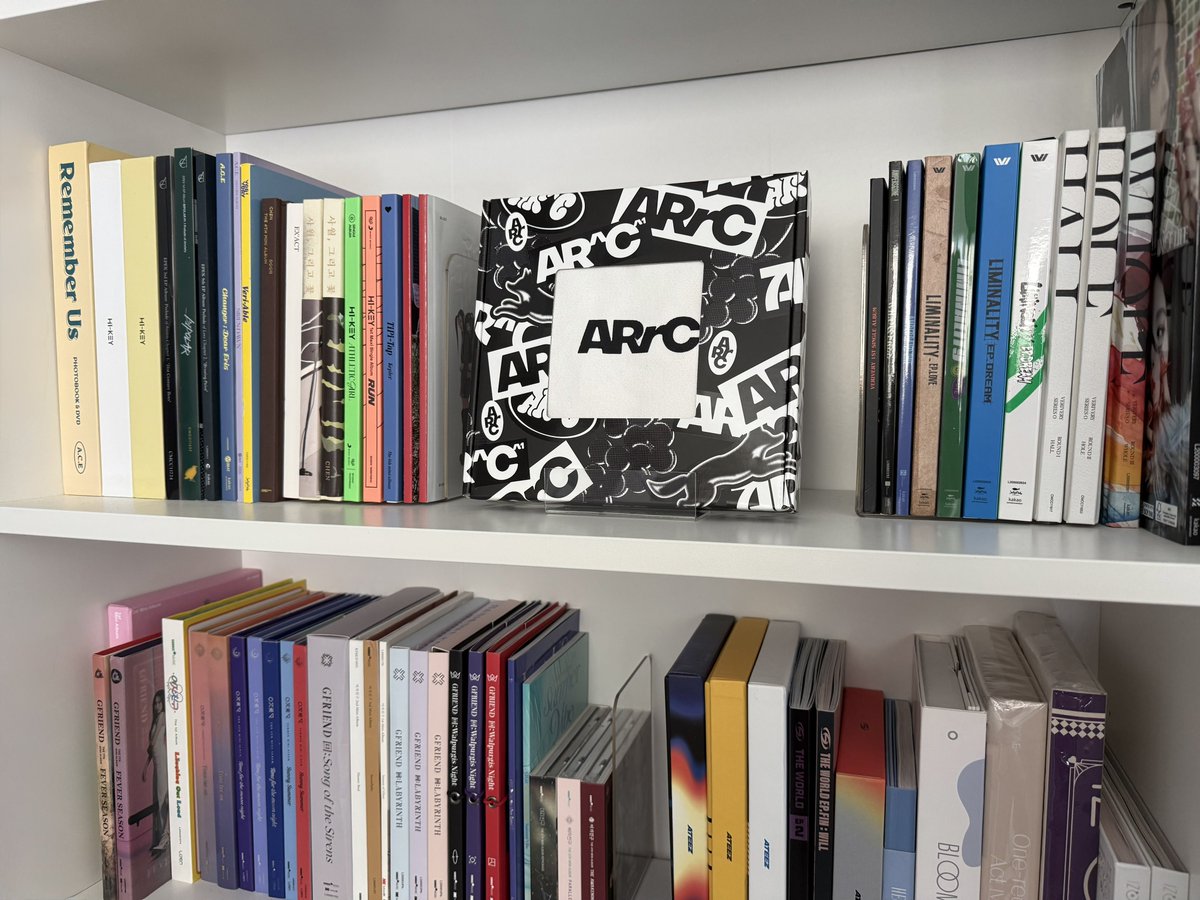Clint_Edwards's tweet image. #ARrC has made it to the display on my shelf for my interview with them tomorrow!
They are making some of my favorite music currently, and their music videos are on another level, so I’m super excited to be hearing about their latest album and story.