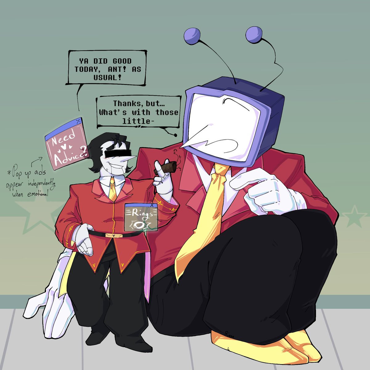 HeckinRissa's tweet image. Lil headcannon 
#spamtenna #tenna #DELTARUNE