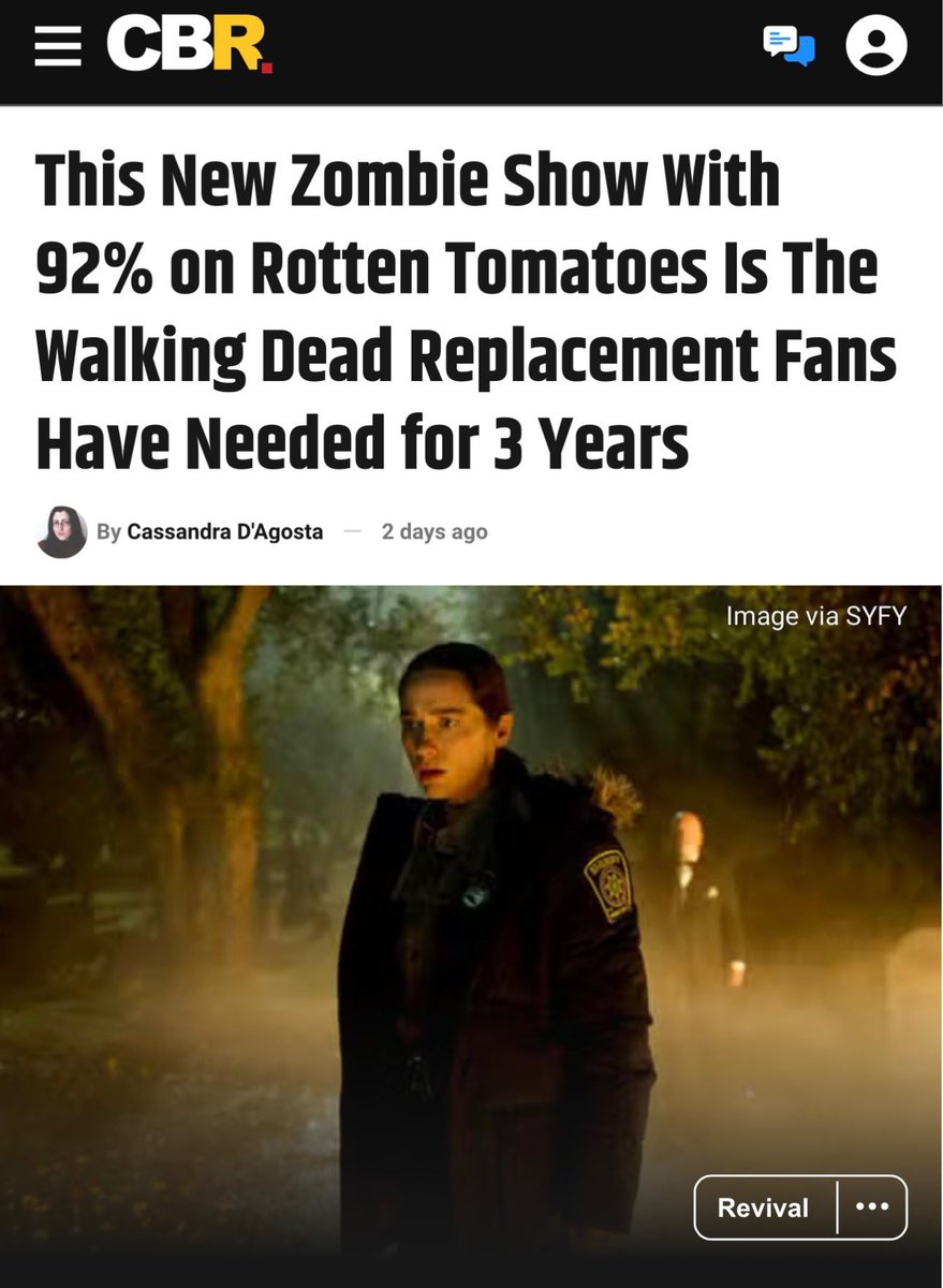ZannLenore's tweet image. And while we are at it today, X-Men fans, friends and familia : while you’re waiting for Season 2 of X-Men 97 to drop - check out my brand new live-action series REVIVAL on @SYFY and @peacock in the States, and in Canada on @CTV & @CraveCanada .
It’s a horror/supernatural…