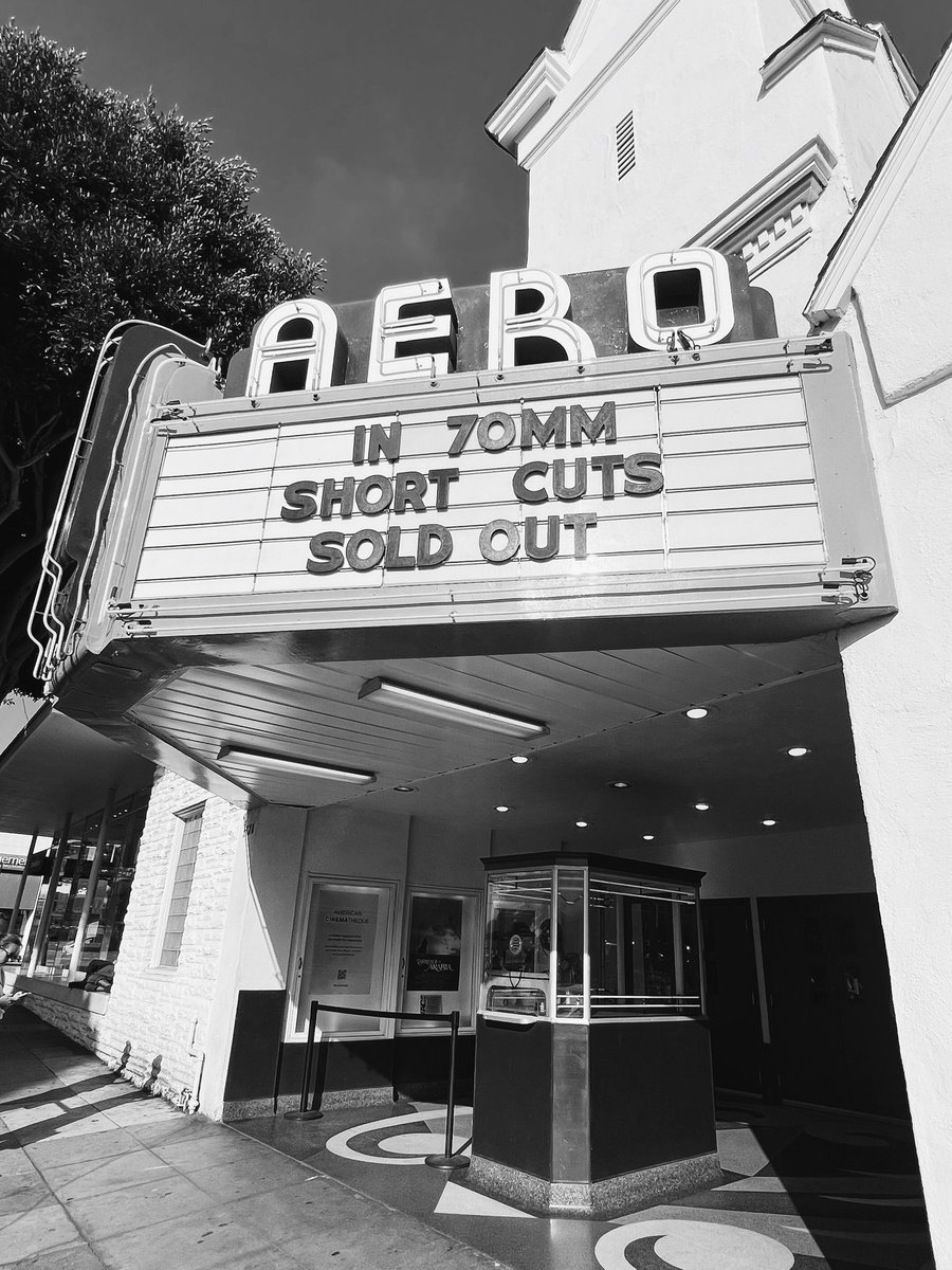chriskpickens's tweet image. Tonight’s movie. This is a first watch and what better way to see it for the first time than 70mm at the Aero @am_cinematheque
Short Cuts (1993)
Directed by Robert Altman
#NowWatching