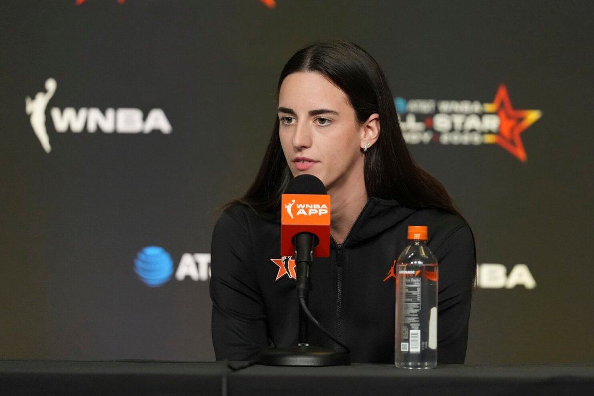 Jung1eChef's tweet image. Injured or not, Caitlin Clark shined at WNBA All-Star weekend-meeting fans, supporting her team, and advocating for the league&apos;s future!    apnews.com/article/caitli…