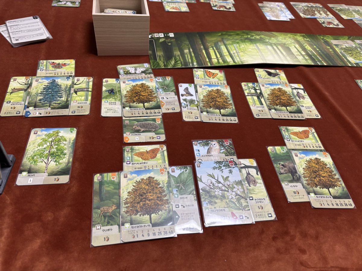 Nolforest's tweet image. 昨日は昼〜深夜帯までボドゲ漬け😁
アクロポリス拡張、トロッコタウン、アートソサイエティ、フォレストシャッフル全拡張、エンデバーディープシー、レキシオネオ、フィッシェンなどいっぱい遊べました😆
満足満足なのですが一回くらいは勝ちたかった笑
また来月もよろしくお願いします😄
#ボドゲ