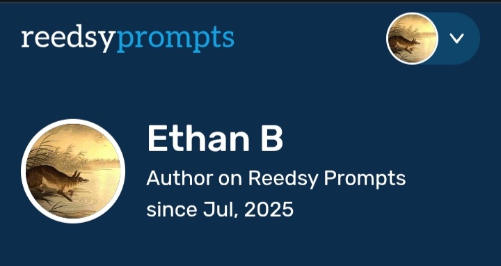 Hi all! I've been doing a bit of creative writing over on #reedsy under their #weeklyprompt section. I have two short sotires up so far and plan to keep it going!

 I'd really appreciate it you could a look ovee there and let me know what you think!

Link: blog.reedsy.com/creative-writi…