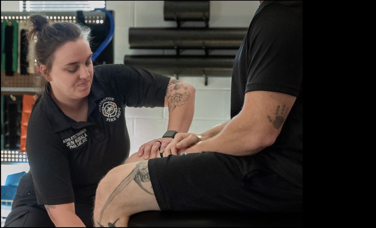 UK Sports Medicine partnered with Lexington Fire in 2024 to support firefighter health through on-site athletic training and research. Led by Dr. Jen Tinsley Kubala, the effort focuses on injury prevention, rehab, and wellness for those who protect our community.
