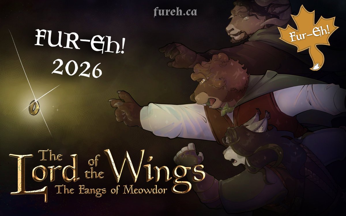 fureh's tweet image. #FEH2025 is wrapping up. We raised $25k for GEARS, made Toasty cry, and had a blast with 2120 guests having fun with us in the Retro Barkade! Now we can get excited for #FEH2026, The Lord of the Wings, July 16-19, 2026, featuring Ollie and Temperance as Guests of Honour!