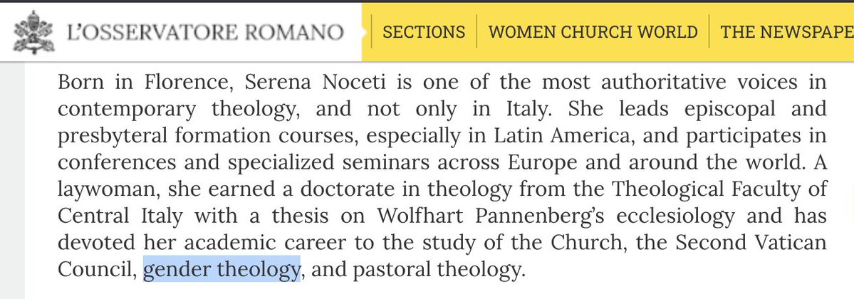 BVMConsolatrix's tweet image. What in the world is 'gender theology'?
#LeoXIV
osservatoreromano.va/en/news/2025-0…