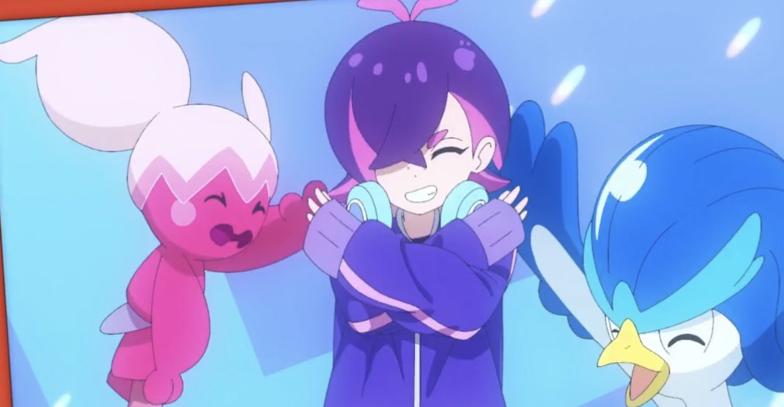PiplupBubbleBea's tweet image. I get they’re trying to do a Hannah Montana thing in HZ but I’m glad somebody pointed out that Dot has the exact same Pokemon as Nidothing and how un coincidental that is. Like this a very specific duo 😭 #anipoke