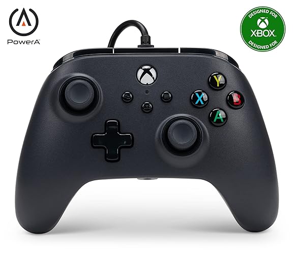 I just received PowerA Wired Controller For Xbox Series X &amp; S, Xbox One, PC, Windows 10 &amp; 11, Dual Rumble Motors, Detachable 10ft USB Cable, 3.5mm Stereo Headset Jack, Official: Black - Black from Eulogy via Throne. Thank you! throne.com/rez_star #Wishlist #Throne