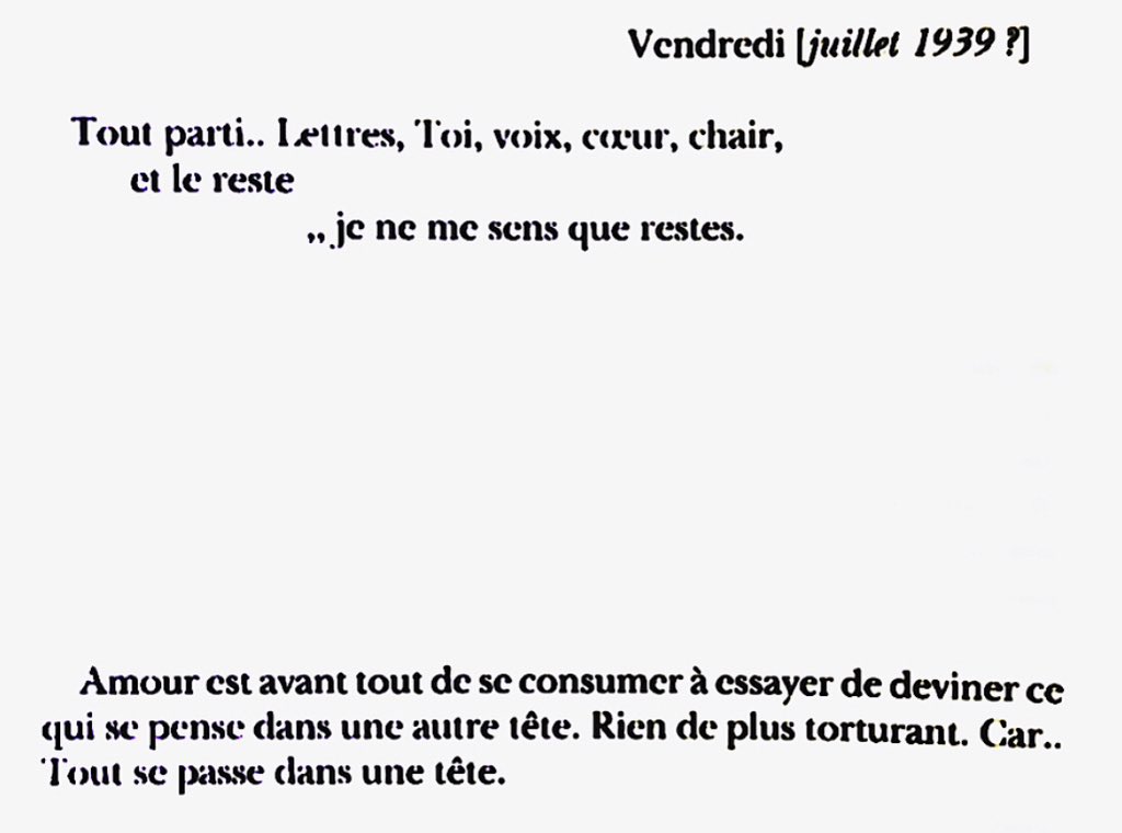 Lettres à Jean Voilier (Paul Valéry, 1937-1945).