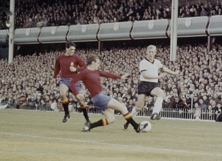 AndrewUllah's tweet image. Played @AVFCOfficial On This Day 1966. World 🏆Group Two. West Germany 2-1 Spain. Gate 42,187 #VillaPark #WestGermany #Spain #WorldCup66