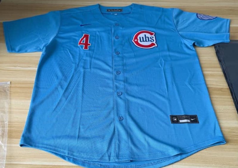 Jersey__Plug's tweet image. A few of our many Chicago Cubs jerseys available!
Any player (or name/number) can be done in any style below for sizes 2T through 8X. Patches can be added upon request. Pictures below are of our own actual jerseys.
DM us if you鈥檇 like to order!