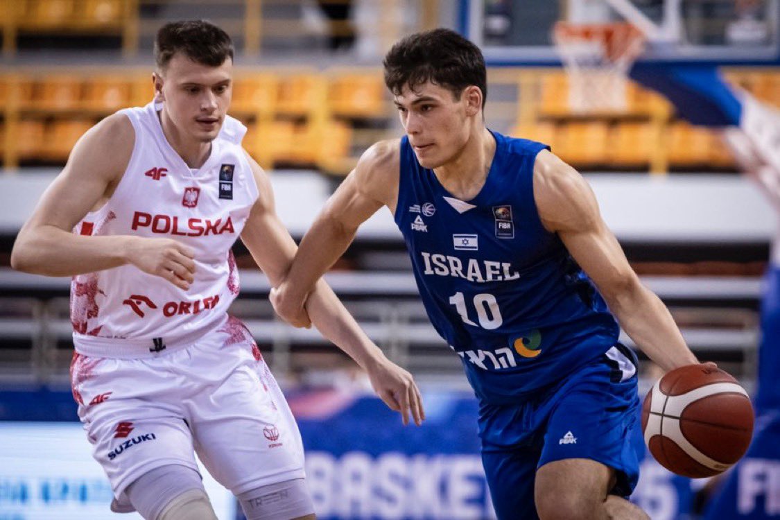 BoilerBall's tweet image. Omer Mayer’s stat lines at U20 EuroBasket.
PPG: 16.7 (6th)
APG: 5.1 (5th)
3PM: 19 (2nd)
📈 Became Israel’s all-time leading scorer on its youth National Teams (584 pts).