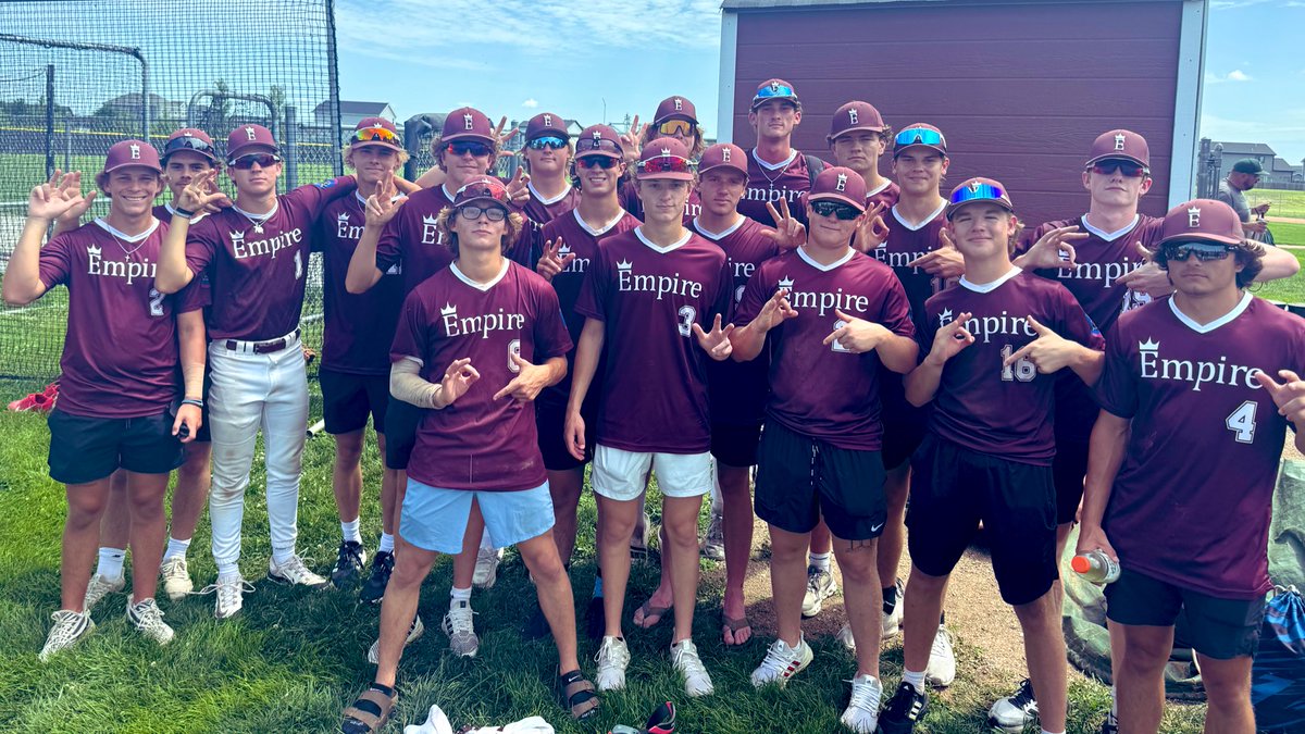 Waverly Vikings Baseball (@waverlybase_v) on Twitter photo Empire Netting & Fence- 10
First Tier Bank- 1
<a href="/EzraKeim35/">Ezra Keim</a> 3 QABs
<a href="/R24Trevor/">TrevorR24</a> 1-1, run
<a href="/HasenkampM/">Maddox Hasenkamp</a> 2-3, RBI
<a href="/WyattRitz99/">Wyatt Ritz</a> 2-3, RBI
Codey N 1-3, 2 RBI
<a href="/BrettRat26/">Brett Ratkovec</a> 1-3, rbi
<a href="/Crewverkamp23/">Crew Verkamp</a> 3 IP, 5 Ks
<a href="/HasenkampM/">Maddox Hasenkamp</a> IP, 0 R, K
<a href="/BraxtonCulver11/">Braxton Culver</a> IP, K
Vikings wrap up the regular season 23-7 Empire Netting & Fence- 10
First Tier Bank- 1
<a href="/EzraKeim35/">Ezra Keim</a> 3 QABs
<a href="/R24Trevor/">TrevorR24</a> 1-1, run
<a href="/HasenkampM/">Maddox Hasenkamp</a> 2-3, RBI
<a href="/WyattRitz99/">Wyatt Ritz</a> 2-3, RBI
Codey N 1-3, 2 RBI
<a href="/BrettRat26/">Brett Ratkovec</a> 1-3, rbi
<a href="/Crewverkamp23/">Crew Verkamp</a> 3 IP, 5 Ks
<a href="/HasenkampM/">Maddox Hasenkamp</a> IP, 0 R, K
<a href="/BraxtonCulver11/">Braxton Culver</a> IP, K
Vikings wrap up the regular season 23-7