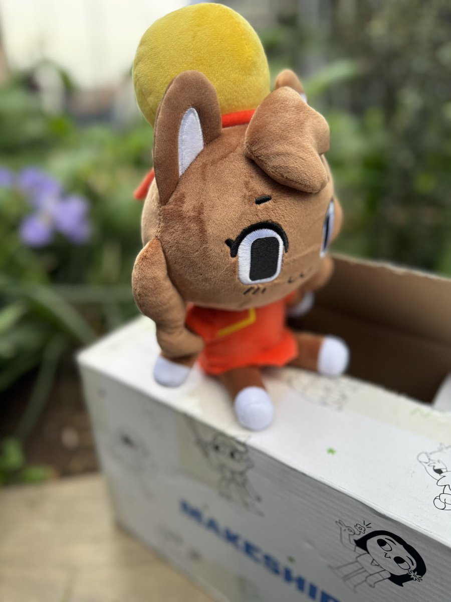 The prototype arrived and we are already working on the campaign, you will be able to get your cute Baozi plush once we start!
Look how beautiful she is!! 🐕🌟
Thanks again to <a href="/Makeship/">Makeship</a> for this opportunity! ❤️
---
#diives #xingzuotemple