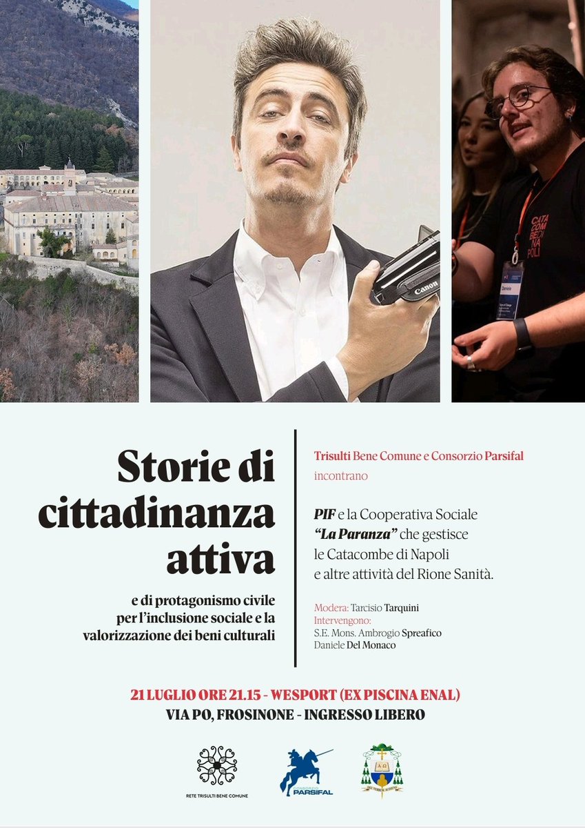 Lunedì 21 luglio, Frosinone.