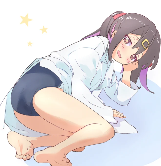 おはってきますぞい! せめてスク水で涼しい感じに… (過去絵)