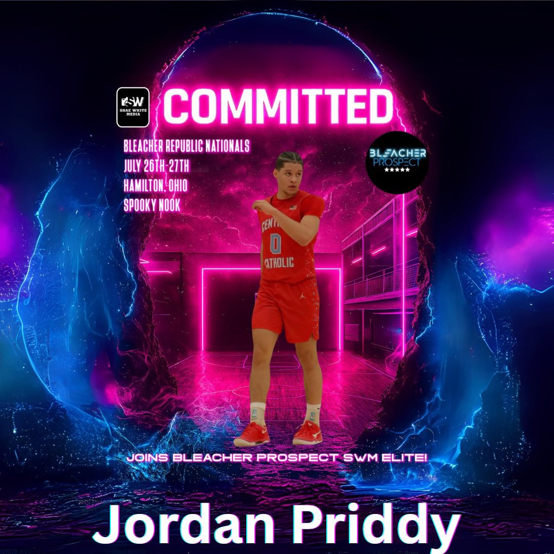 BleacherProspec's tweet image. Welcome Jordan Priddy 6’2 to Bleacher Prospect SWM Elite 🔥
Bleacher Prospect SWM Elite will be pulling up to @BleacherRepub Bleacher Nationals next weekend July 26th/27th!
#bigeelite #driftycoldhearts #baldheadelite
@MiddieDK @shaewhitemedia
