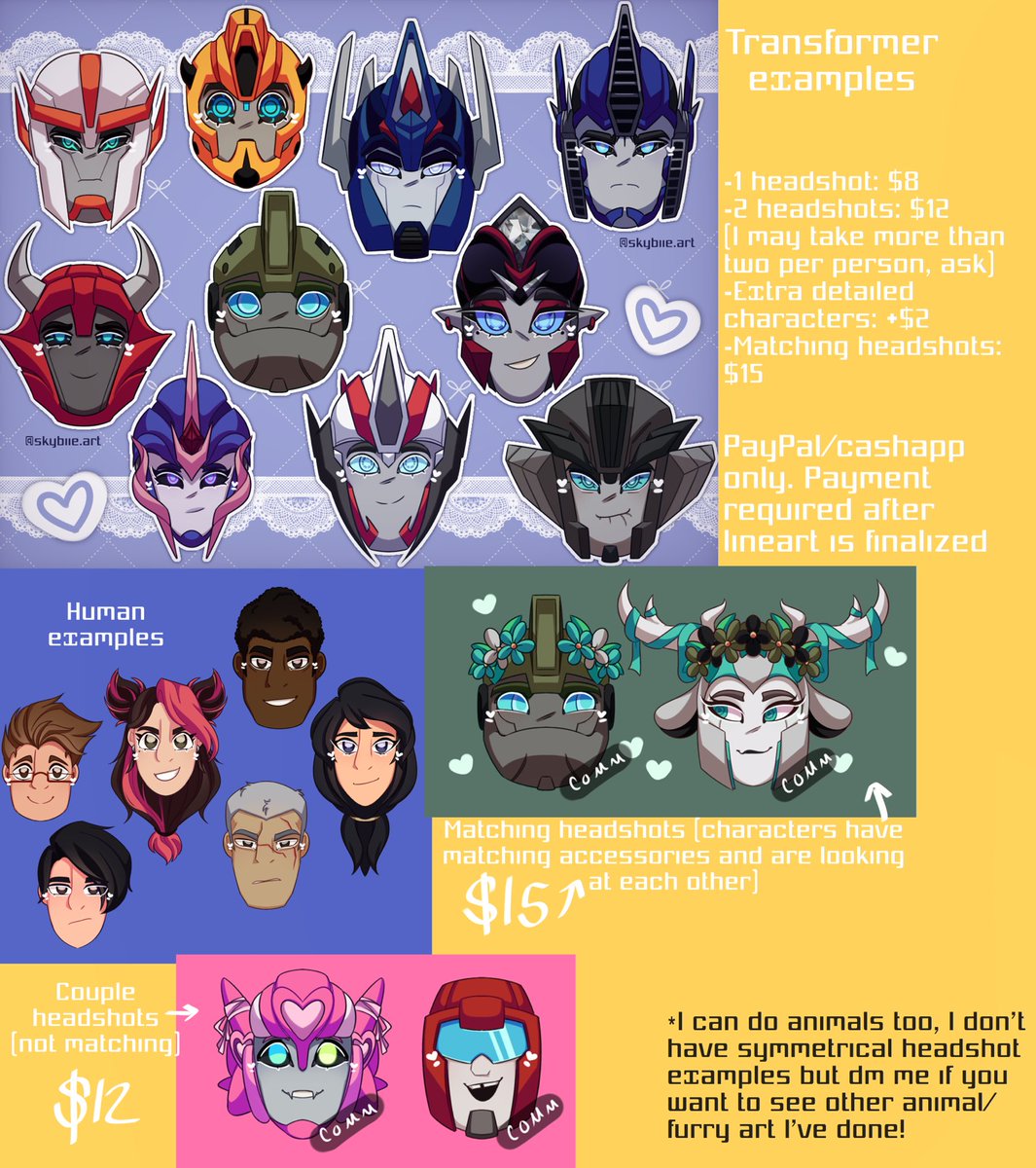 skybiie_art's tweet image. OPENING HEADSHOT COMMS!! Dm me if you’re interested :3
-
#transformers #transformersart