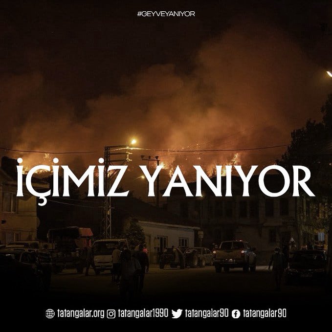 İÇİMİZ YANIYOR

Geyve’de meydana gelen yangın hepimizi derin bir üzüntüye boğmuştur.
Yaşanan bu acı olayda can kaybı yaşanmamış olması en büyük tesellimizdir.

Yangından etkilenen tüm vatandaşlarımıza geçmiş olsun dileklerimizi iletiyor, zarar gören hemşehrilerimize sabır ve