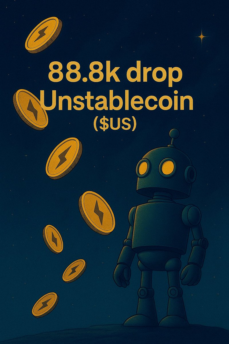 🟡 We’re airdropping bags of 88.8k $US (UnStableCoin)
For our early friends, the ones who vibe before the noise.

It’s not much. But it’s real.

1.❤️ Like &amp; Follow
2.💬 Drop your $SOL wallet (in comments or DM)

First 100 wallets get a drop.

No presale. No pump. Just vibes and