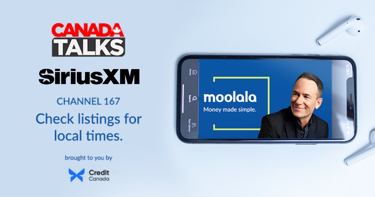 CanadaTalks167's tweet image. At 5pmET/2pmPT Money Made Simple is on #SiriusXM 167! @BruceSellery discusses career progress with @michaelbhorn, gap years for adults, the financial cost of mental health, layoff influencers, and more!
Listen on the #SiriusXM app: siriusxm.ca/Moolala