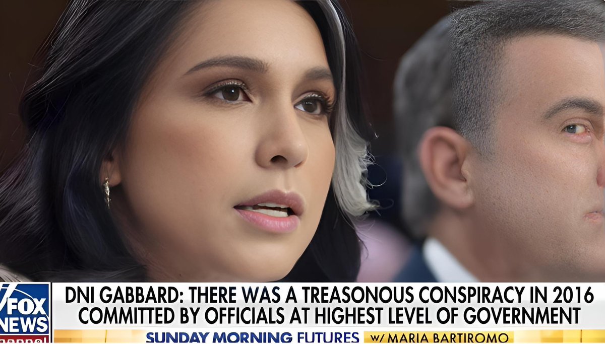 MariaBartiromo's tweet image. Tulsi Gabbard sounds alarm on Obama-era cabal's 'treasonous conspiracy' against Trump | foxnews.com/video/63758811… @SundayFutures @FoxNews