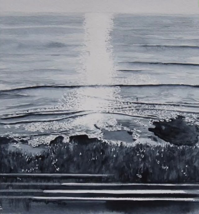 Delighted to be exhibiting ‘Mystery and Marvel’ 2023 watercolour on paper at the Chelsea Arts Club Summer Exhibition 2025 . All enquiries ring CAC reception : 02073763311